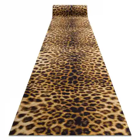 PASSATOIA gommata DIGITAL - PANTERA beige / marrone