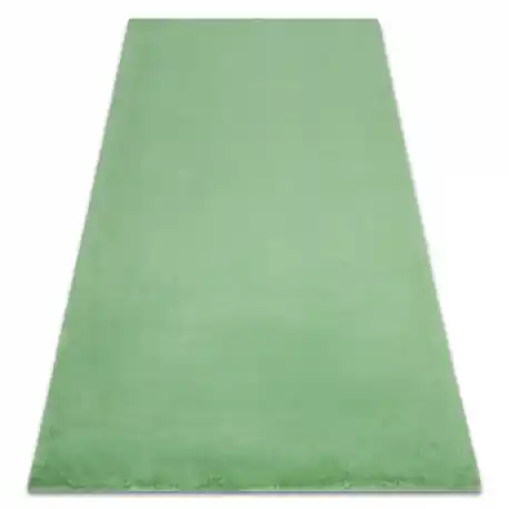 Tappeto BUNNY verde IMITAZIONE PELLICCIA DI CONIGLIO