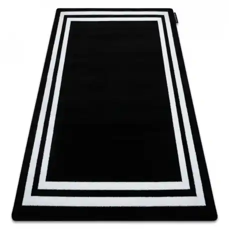 Tappeto HAMPTON Inquadrata nero - PRODOTTO DI SECONDO GRADO