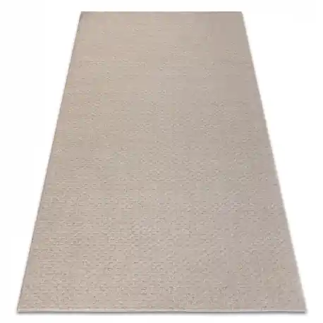 Tappeto in lana TEXTURA 488.07.LA110 OSTA - Motivo a intreccio strutturale grigio / beige