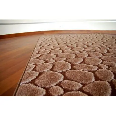 Moquette tappeto PEBBLE 996 scuro marrone