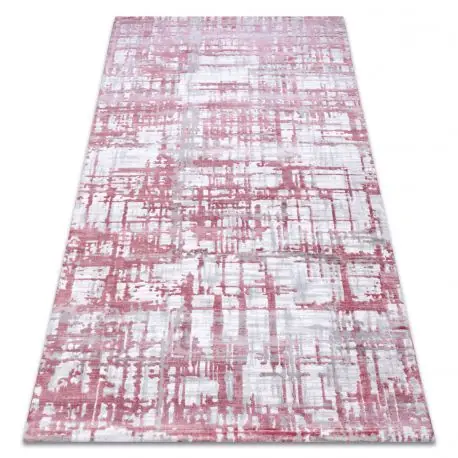 Tappeto ACRILICO DIZAYN 122 rosa chiaro / grigio chiaro
