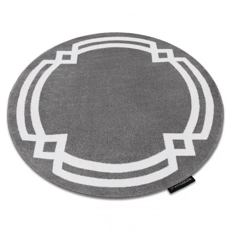 Tappeto HAMPTON Lux cerchio grigio