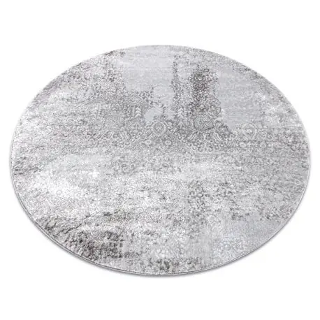 Tappeto MEFE moderno Cerchio 8731 Vintage - Structural due livelli di pile grigio