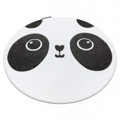 Tappeto PETIT PANDA cerchio bianco