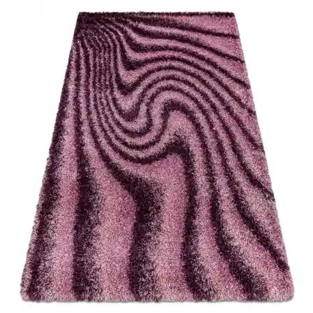 Tappeto SHAGGY S360 Living Onde rosa