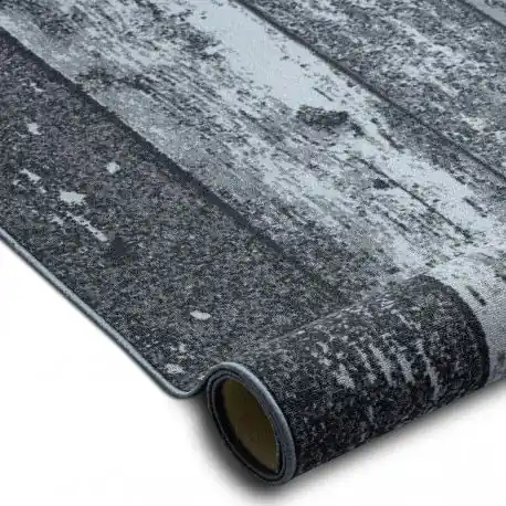 Antiscivolo moquette tappeto WOOD legna tavola grigio