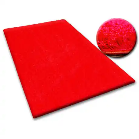 Moquette tappeto SHAGGY 5cm rosso