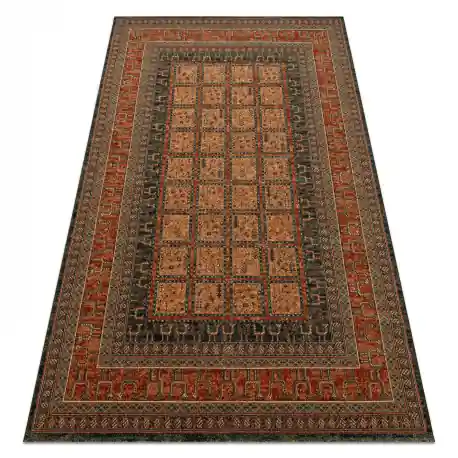 Tappeto di lana KASHQAI 4349 500 orientale, cornice chiaretto