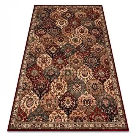 Tappeto di lana KASHQAI 4373 300 orientale, traliccio beige / chiaretto