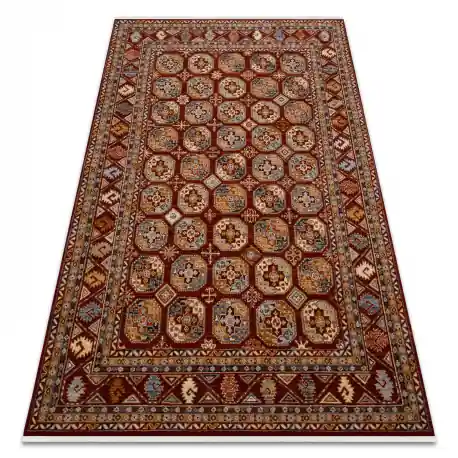 Tappeto in lana KESHAN frange, Ornamento, telaio orientale 7874/53588 chiaretto