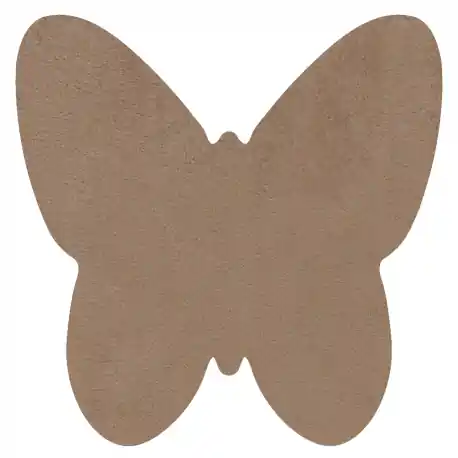 Tappeto SHAPE 3150 Shaggy Farfalla - beige peluche, antiscivolo, lavabile