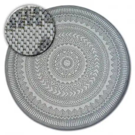 Tappeto cerchio DI SPAGO SIZAL FLAT 48695/637 VETRATA