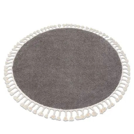 Tappeto BERBER 9000 cerchio maro Frange berbero marocchino shaggy
