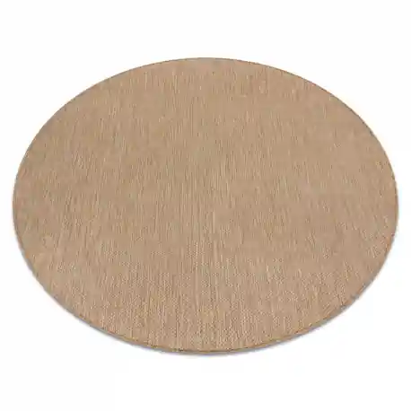 Tappeto SIZAL SION cerchio A5165A Melange tessuto piatto naturale
