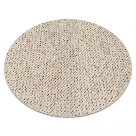 TAPPETO cerchio CASABLANCA crema