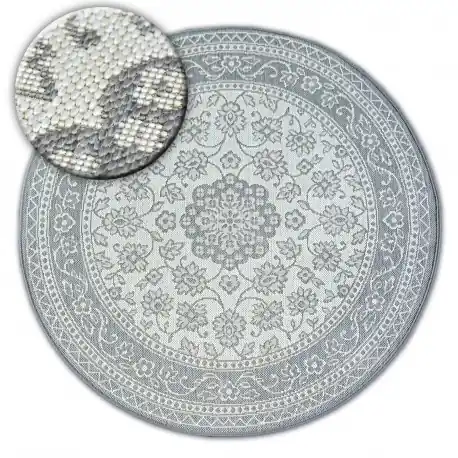 Tappeto cerchio DI SPAGO SIZAL FLAT 48691/637 VETRATA