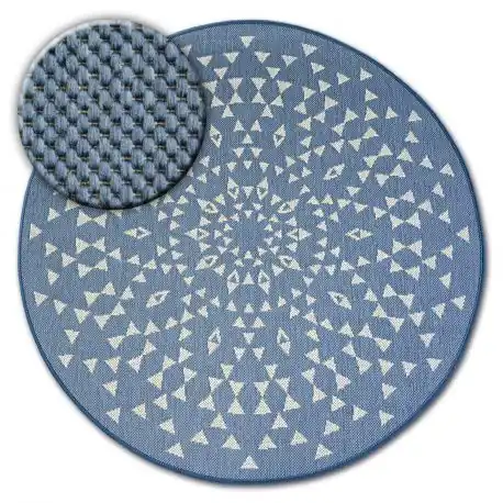 Tappeto cerchio DI SPAGO SIZAL FLAT 48715/591 VETRATA