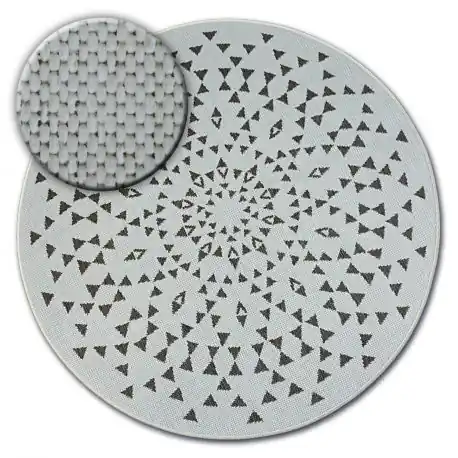 Tappeto cerchio DI SPAGO SIZAL FLAT 48715/768 VETRATA