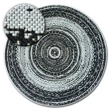 Tappeto cerchio DI SPAGO SIZAL FLAT 48756/960 VETRATA