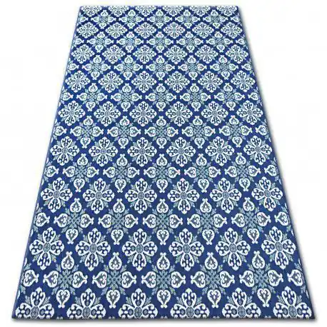Tappeto DI SPAGO SIZAL COLOR 19246/699 Fiori Blu