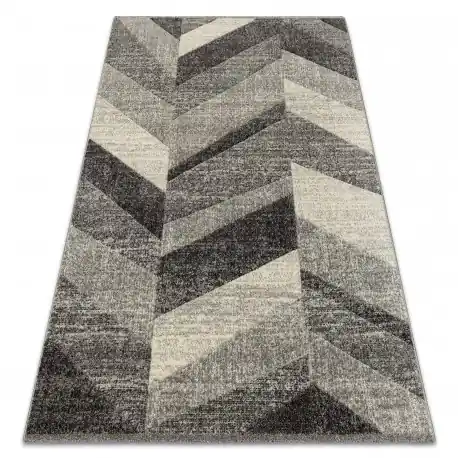 Tappeto FEEL 5673/16811 SPINA DI PESCE grigio / anthracite / crema