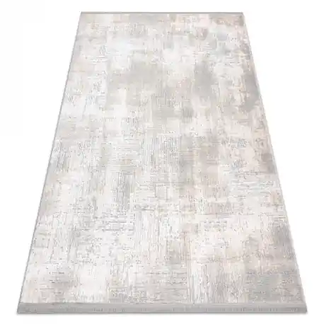 Tappeto TULS strutturale, frange 51231 vintage avorio / grigio