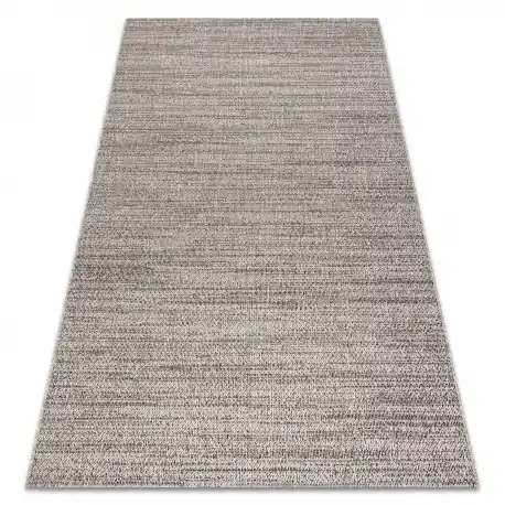 TAPPETO DI SPAGO SIZAL FLOORLUX 20389 argento / nero MELANŻ - Товар второго сорта