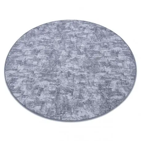 TAPPETO cerchio SOLID grigio 90 CALCESTRUZZO
