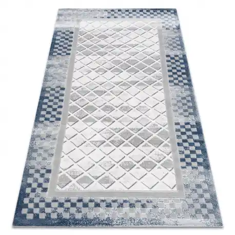 Tappeto ACRILICO VALS Geometrico, telaio 103 spaziale 3D grigio / avorio