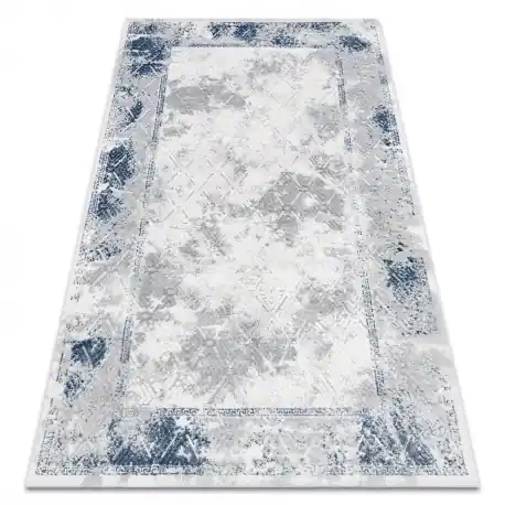 Tappeto ACRILICO VALS 1738 Telaio, diamanti avorio / blu