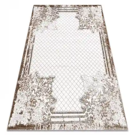 Tappeto ACRILICO VALS 039 45 Fiori telaio avorio / beige