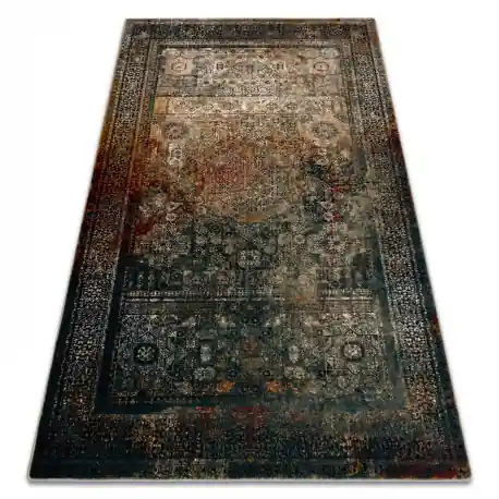 Tappeto di lana OMEGA MAMLUK Rosone vintage smeraldo