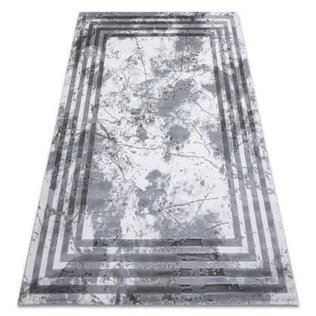 Tappeto ACRILICO VALS 01553A C53 74 Telaio Marmo grigio / avorio