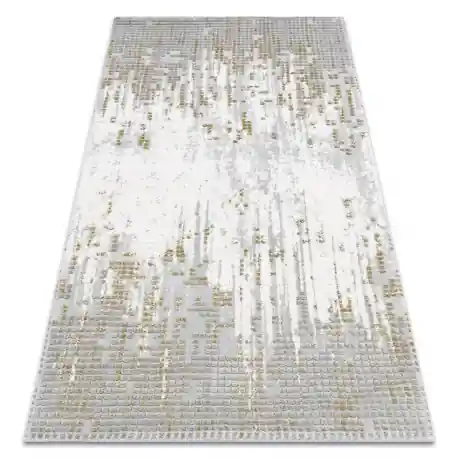 Tappeto ACRILICO VALS Geometrico 8376 spaziale 3D grigio / verde