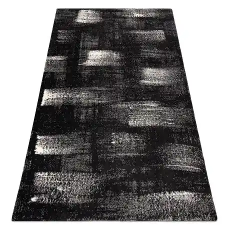 Tappeto GNAB 60619733 Astrazione moderno nero / grigio