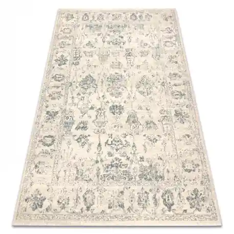 Tappeto in lana ABBY 486.25.LA110 OSTA Ornamento, cornice classico beige / verde