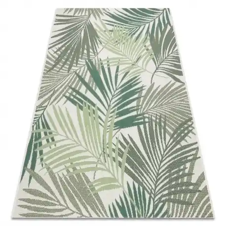 Tappeto DI SPAGO SIZAL COLOR 19433/062 Foglie Verde JUNGLE
