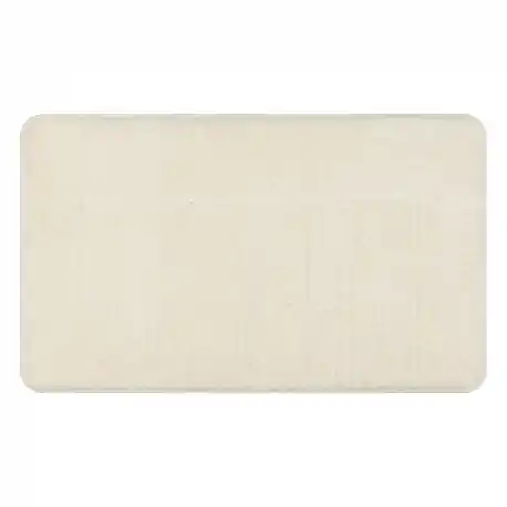 Tappeto da bagno SANTA, pianura antiscivolo, morbido - bianco