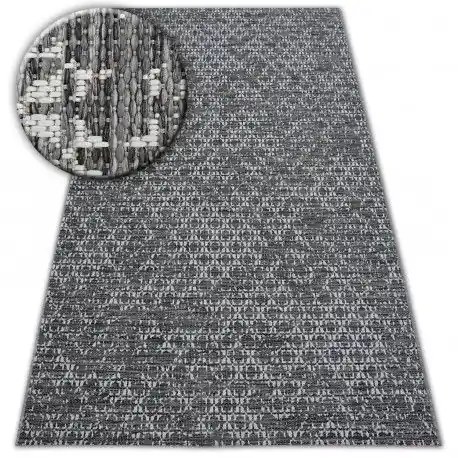 Tappeto DI SPAGO SIZAL LOFT 21145 BOHO avorio/argento/grigio