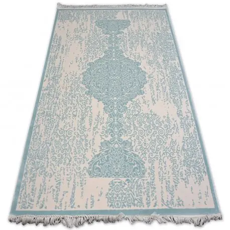 Tappeto ACRILICO MIRADA 5410 Blu chiaro ( Mavi ) Frange