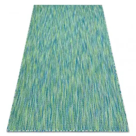 Moderno FISY tappeto SIZAL 20776 Zigzag, melange blu