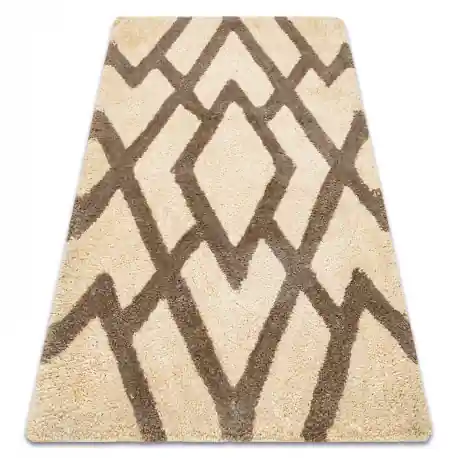 Tappeto SAMPLE MICRO SHAGGY 171321 beige / marrone
