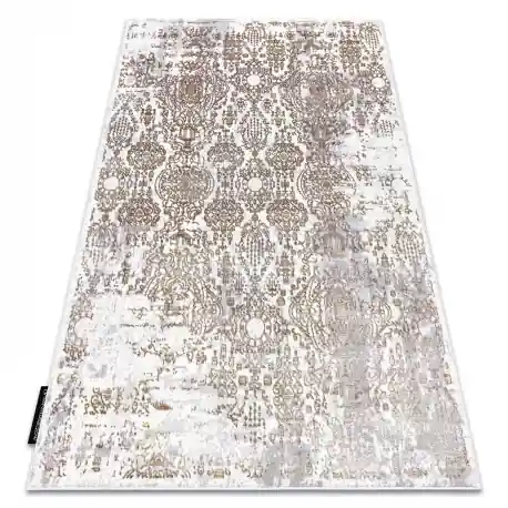 Tappeto DE LUXE moderno 2081 Ornamento vintage - Structural oro / crema