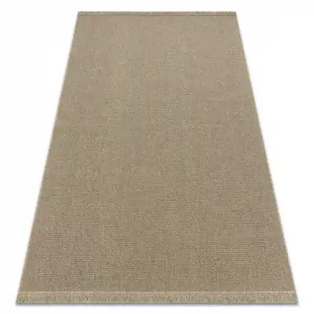 Tappeto in lana VILLA 8986/69500 Un colore SIZAL, tessitura piatta beige scuro