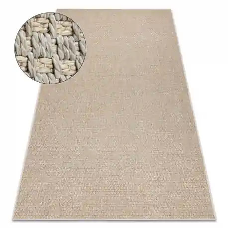 Tappeto ORIGI 3561 beige - cordoncino in SISAL a tessitura piatta