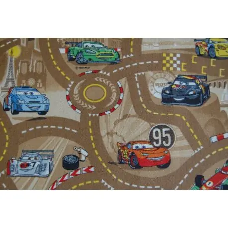 Moquette tappeto DISNEY CARS beige