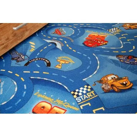 Moquette tappeto DISNEY CARS blu