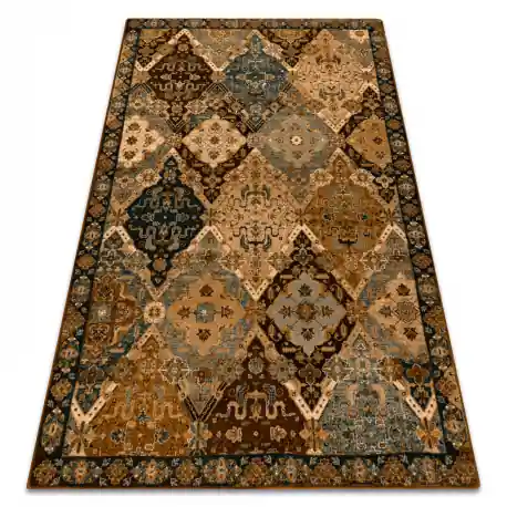 Tappeto di lana OMEGA Torino orientale - cognac