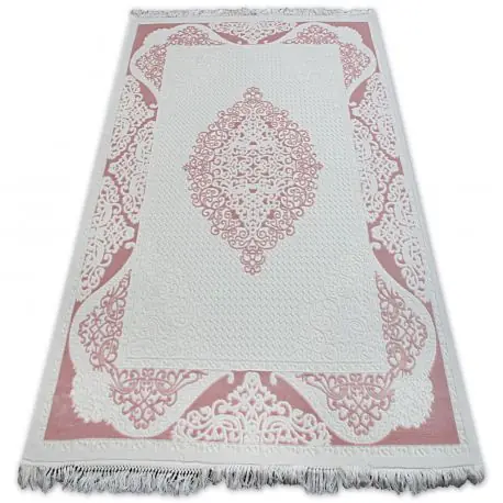 Tappeto ACRILICO MIRADA 5416 Pastello ( Rosa Cipria ) Frange